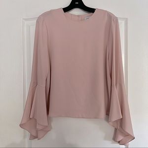 Blush pink blouse